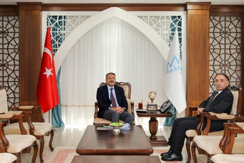 Hakkari Üniversitesi Rektörü Prof. Dr. Musa Gençcelep, Vali Ali Çelik’e makamında ziyaret gerçekleştirdi.